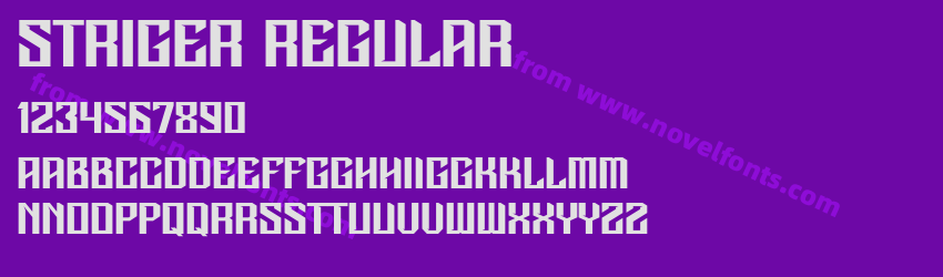 STRIGER RegularPreview STRIGER RegularPreview