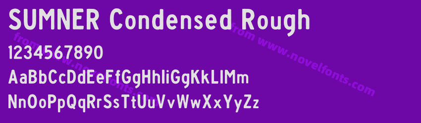 SUMNER Condensed RoughPreview SUMNER Condensed RoughPreview