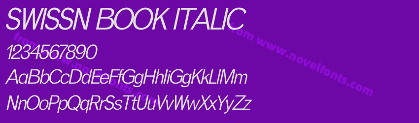 SWISSN BOOK ITALICPreview SWISSN BOOK ITALICPreview