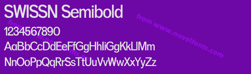 SWISSN SemiboldPreview SWISSN SemiboldPreview