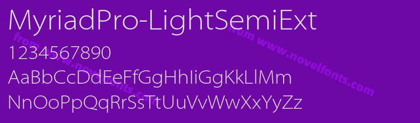 MyriadPro-LightSemiExtPreview