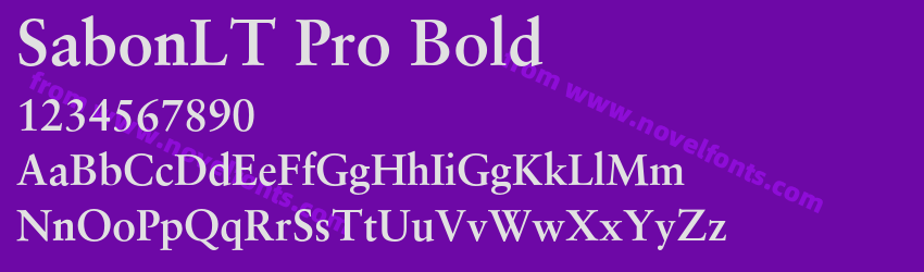 SabonLT Pro BoldPreview SabonLT Pro BoldPreview
