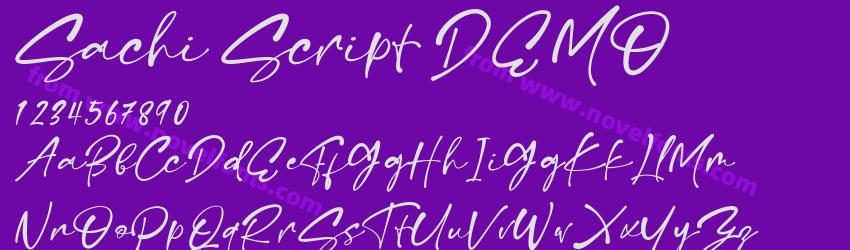Sachi Script DEMOPreview Sachi Script DEMOPreview