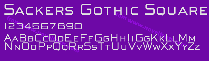 Sackers Gothic Square ATPreview Sackers Gothic Square ATPreview