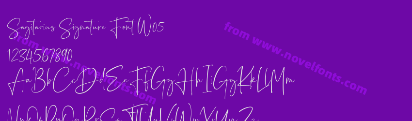 Sagitarius Signature Font W05Preview Sagitarius Signature Font W05Preview