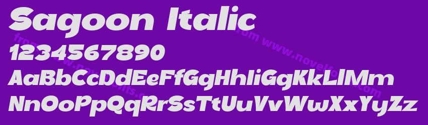 Sagoon ItalicPreview Sagoon ItalicPreview