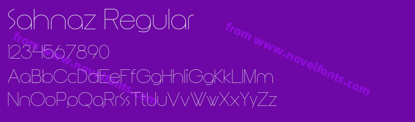 Sahnaz RegularPreview Sahnaz RegularPreview