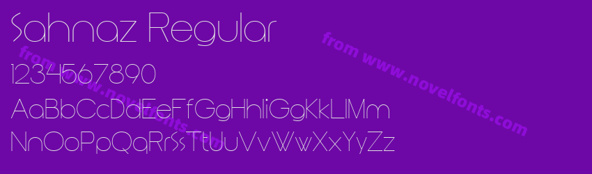 Sahnaz RegularPreview Sahnaz RegularPreview