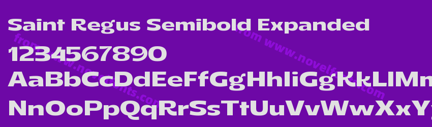 Saint Regus Semibold ExpandedPreview Saint Regus Semibold ExpandedPreview