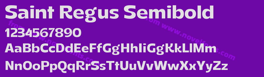 Saint Regus SemiboldPreview Saint Regus SemiboldPreview