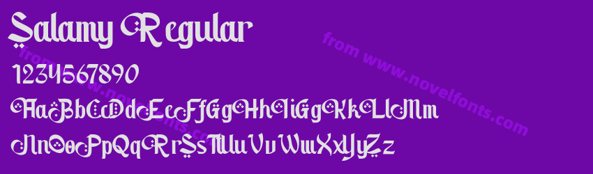 Salamy RegularPreview Salamy RegularPreview