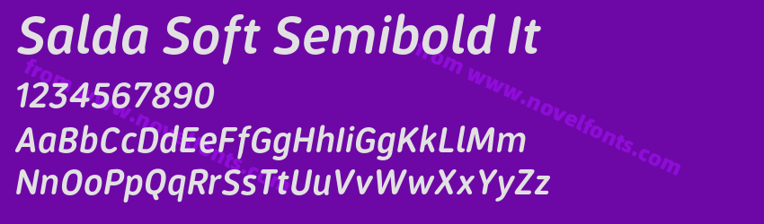 Salda Soft Semibold ItPreview Salda Soft Semibold ItPreview
