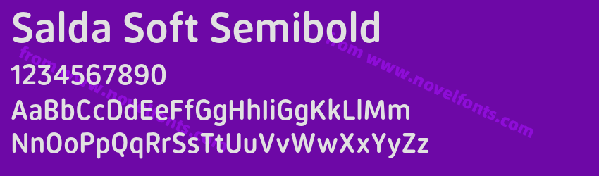 Salda Soft SemiboldPreview Salda Soft SemiboldPreview