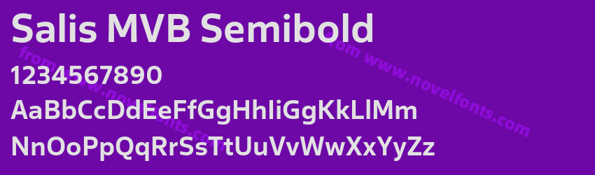 Salis MVB SemiboldPreview