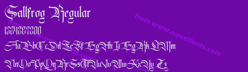 Sallfrog RegularPreview Sallfrog RegularPreview