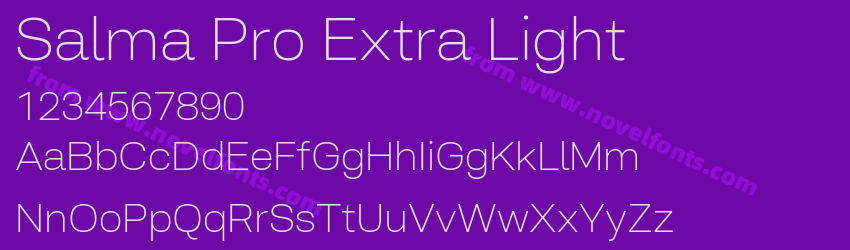 Salma Pro Extra LightPreview Salma Pro Extra LightPreview
