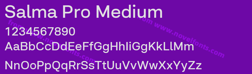 Salma Pro MediumPreview Salma Pro MediumPreview