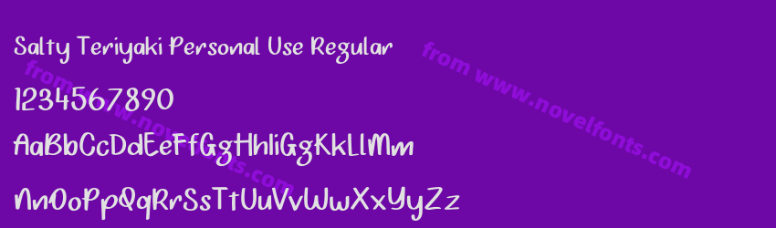Salty Teriyaki Personal Use RegularPreview Salty Teriyaki Personal Use RegularPreview