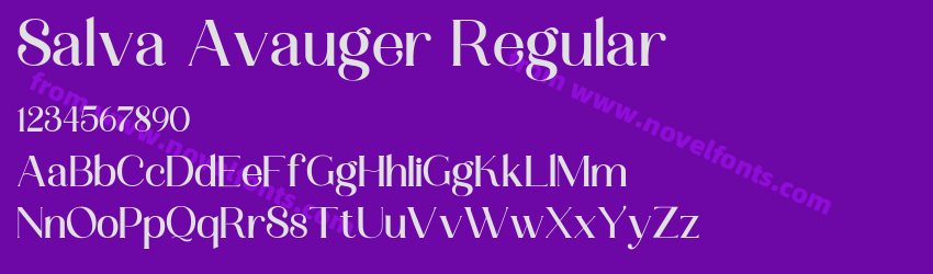 Salva Avauger RegularPreview Salva Avauger RegularPreview