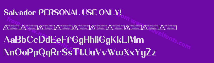 Salvador PERSONAL USE ONLY!Preview Salvador PERSONAL USE ONLY!Preview