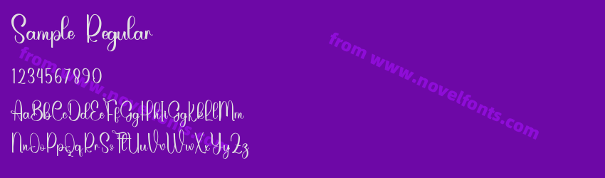 Sample RegularPreview Sample RegularPreview