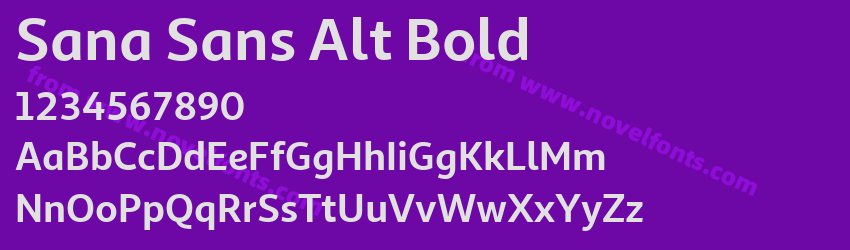 Sana Sans Alt BoldPreview Sana Sans Alt BoldPreview