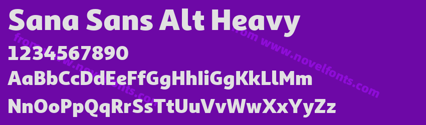 Sana Sans Alt HeavyPreview Sana Sans Alt HeavyPreview