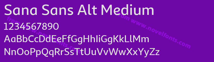 Sana Sans Alt MediumPreview Sana Sans Alt MediumPreview
