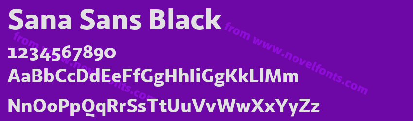 Sana Sans BlackPreview Sana Sans BlackPreview