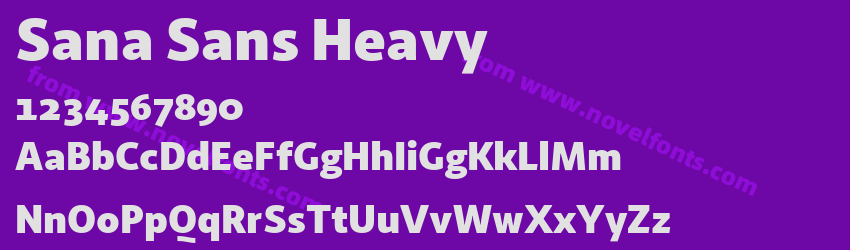 Sana Sans HeavyPreview Sana Sans HeavyPreview