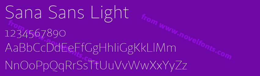 Sana Sans LightPreview Sana Sans LightPreview