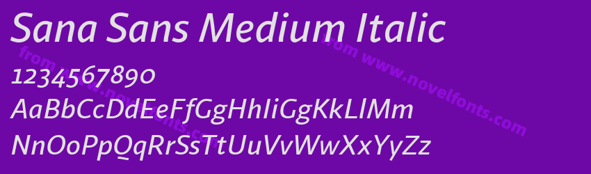 Sana Sans Medium ItalicPreview Sana Sans Medium ItalicPreview
