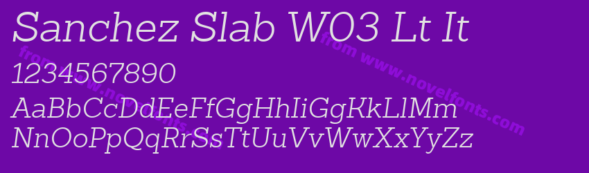 Sanchez Slab W03 Lt ItPreview Sanchez Slab W03 Lt ItPreview