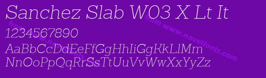 Sanchez Slab W03 X Lt ItPreview Sanchez Slab W03 X Lt ItPreview