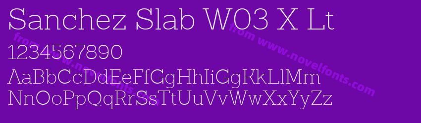 Sanchez Slab W03 X LtPreview Sanchez Slab W03 X LtPreview