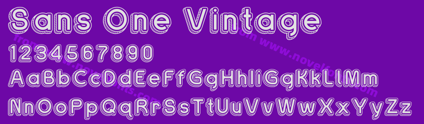 Sans One VintagePreview Sans One VintagePreview