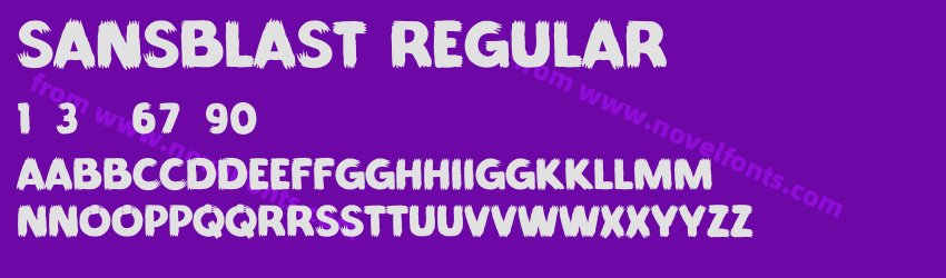 Sansblast RegularPreview Sansblast RegularPreview
