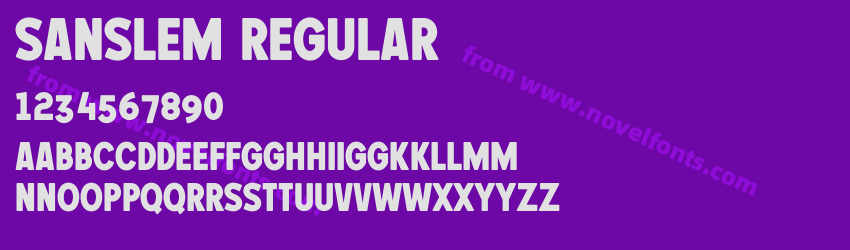 Sanslem RegularPreview Sanslem RegularPreview