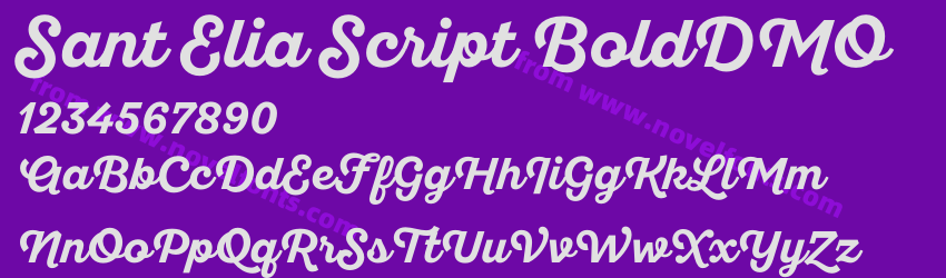 Sant Elia Script BoldDMOPreview Sant Elia Script BoldDMOPreview