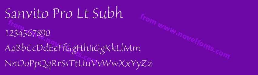 Sanvito Pro Lt SubhPreview Sanvito Pro Lt SubhPreview