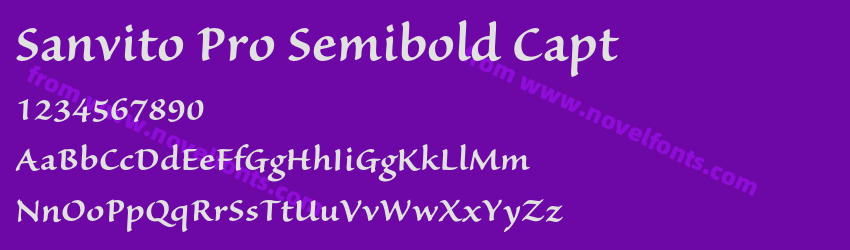 Sanvito Pro Semibold CaptPreview Sanvito Pro Semibold CaptPreview