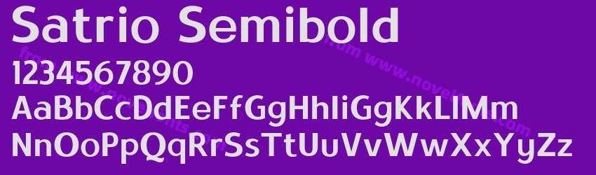 Satrio SemiboldPreview Satrio SemiboldPreview