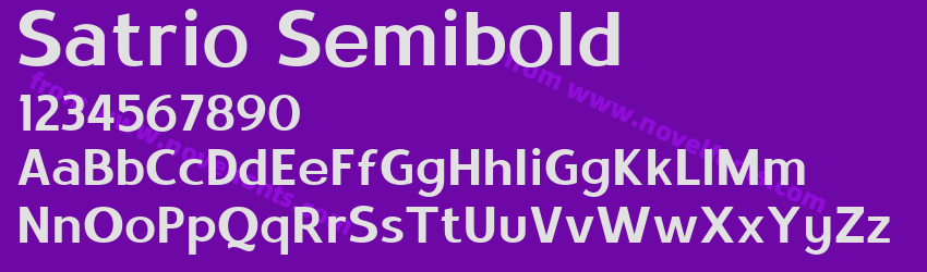Satrio SemiboldPreview Satrio SemiboldPreview