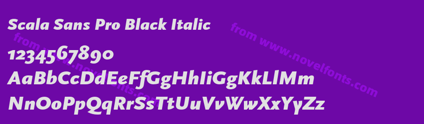 Scala Sans Pro Black ItalicPreview Scala Sans Pro Black ItalicPreview