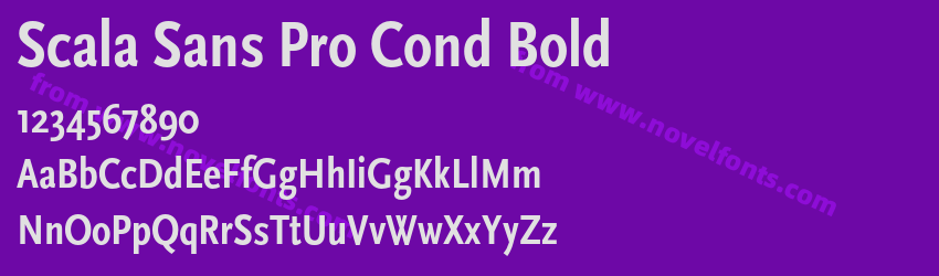 Scala Sans Pro Cond BoldPreview Scala Sans Pro Cond BoldPreview