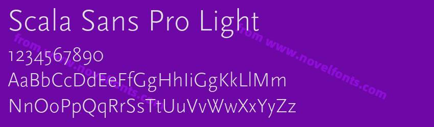 Scala Sans Pro LightPreview Scala Sans Pro LightPreview