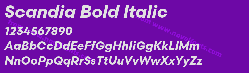 Scandia Bold ItalicPreview Scandia Bold ItalicPreview