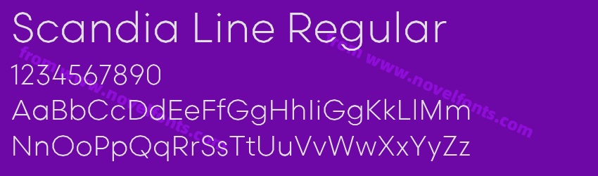 Scandia Line RegularPreview Scandia Line RegularPreview