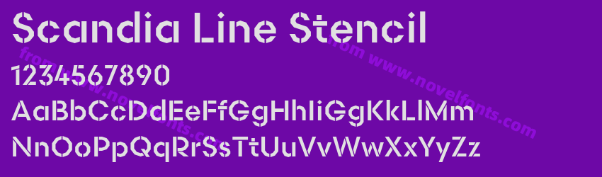 Scandia Line StencilPreview Scandia Line StencilPreview