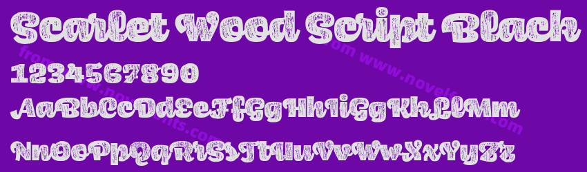 Scarlet Wood Script BlackPreview Scarlet Wood Script BlackPreview